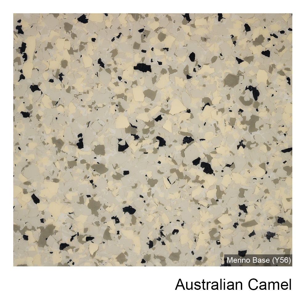 Colour Flake™ Australian Camel Epoxy Flooring