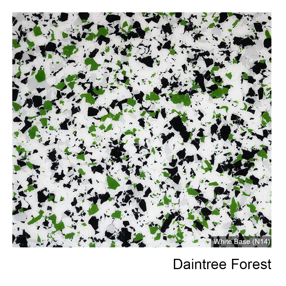 Colour Flake™ Daintree Forest Epoxy Flooring