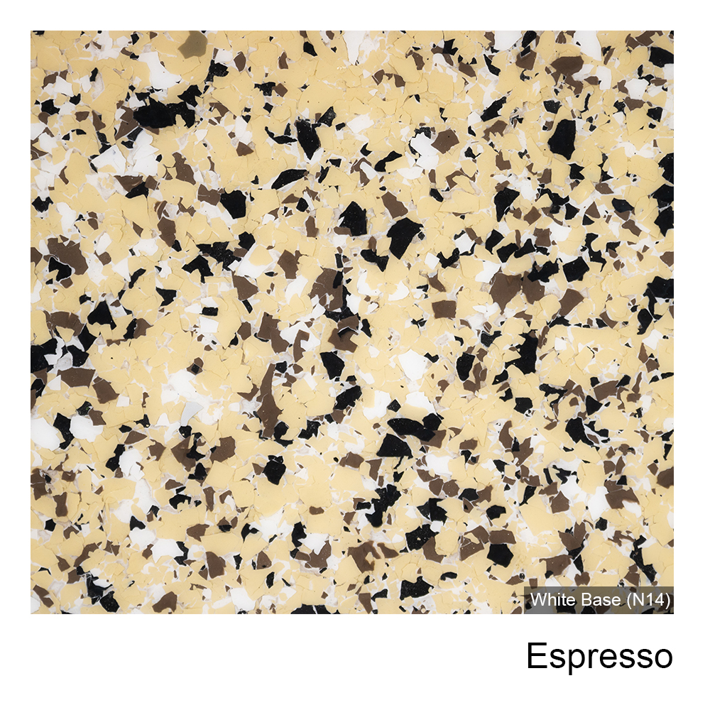 Colour Flake™ Espresso Epoxy Flooring