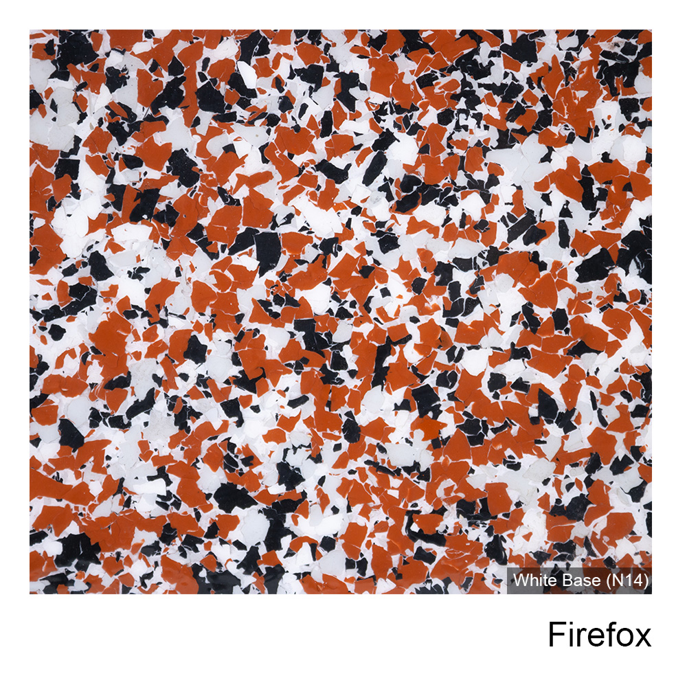 Colour Flake™ Firefox Epoxy Flooring
