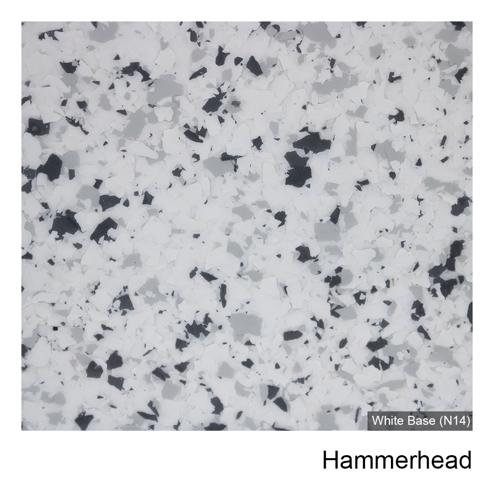 Colour Flake™ Hammerhead Epoxy Flooring