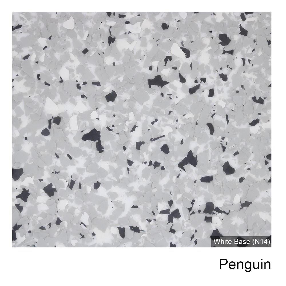 Colour Flake™ Penguin Epoxy Flooring