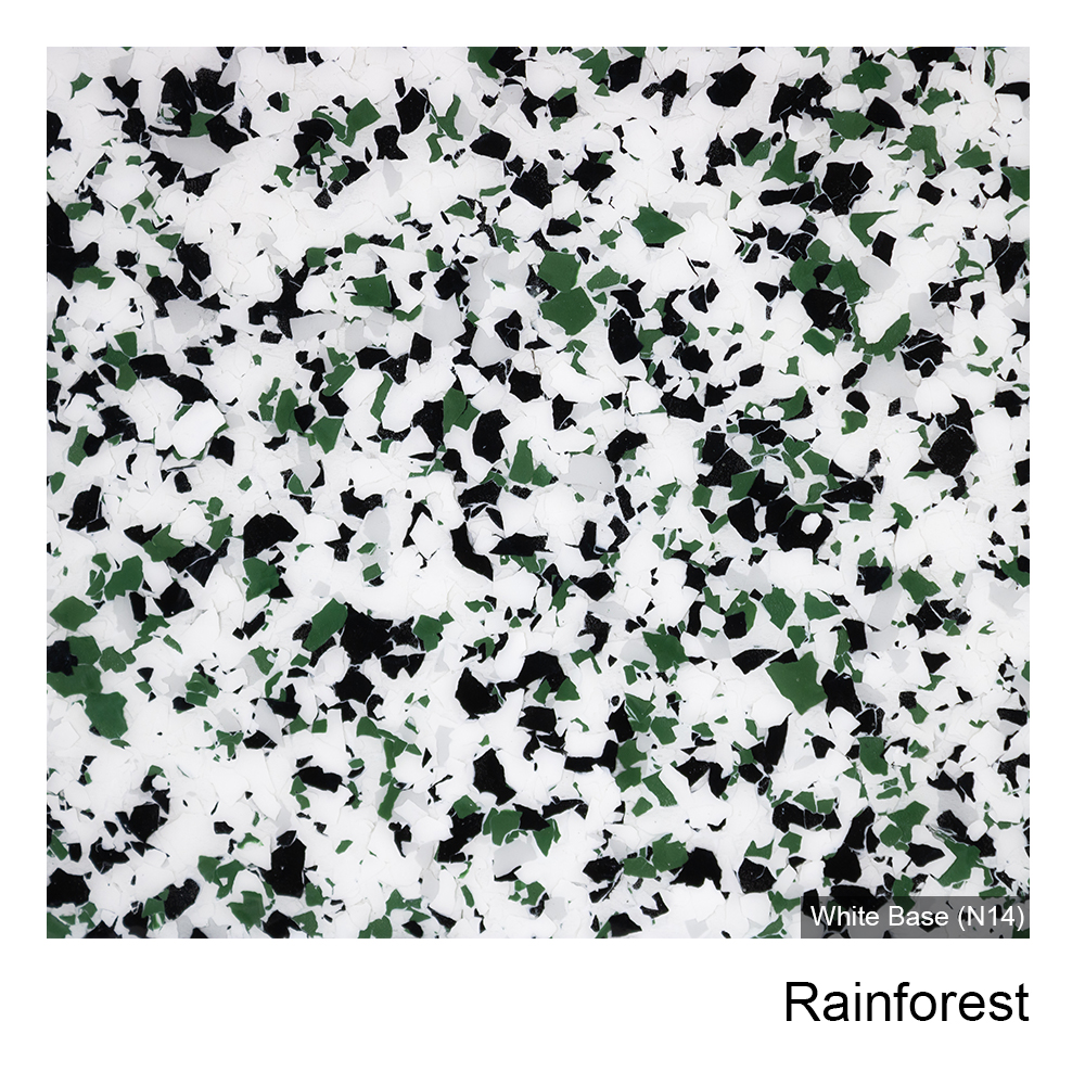 Colour Flake™ Rainforest Epoxy Flooring