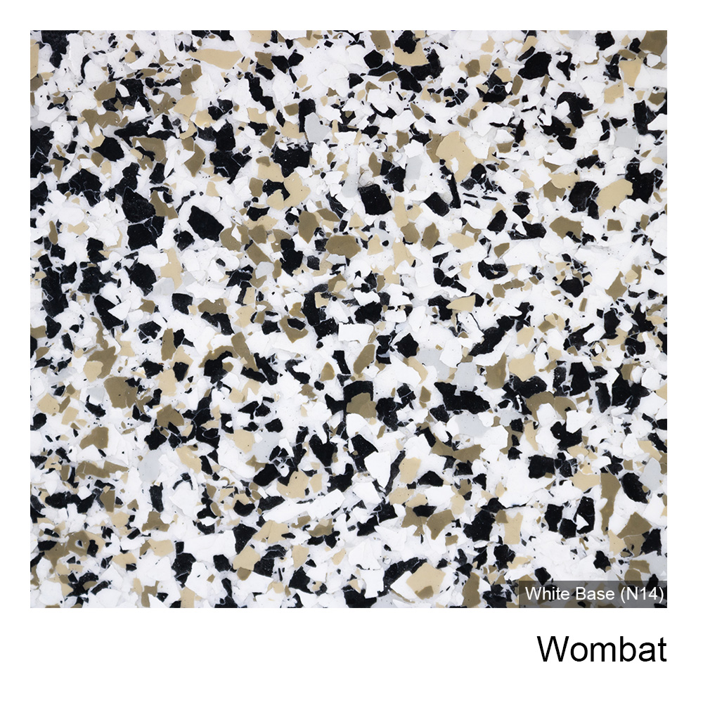 Colour Flake™ Wombat Epoxy Flooring