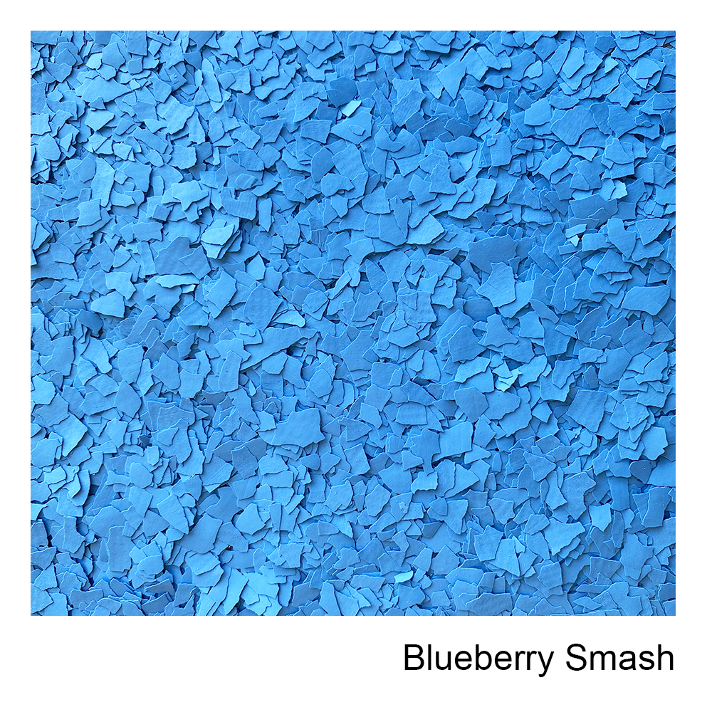 Colour Flake™ Blueberry Smash Epoxy Flooring