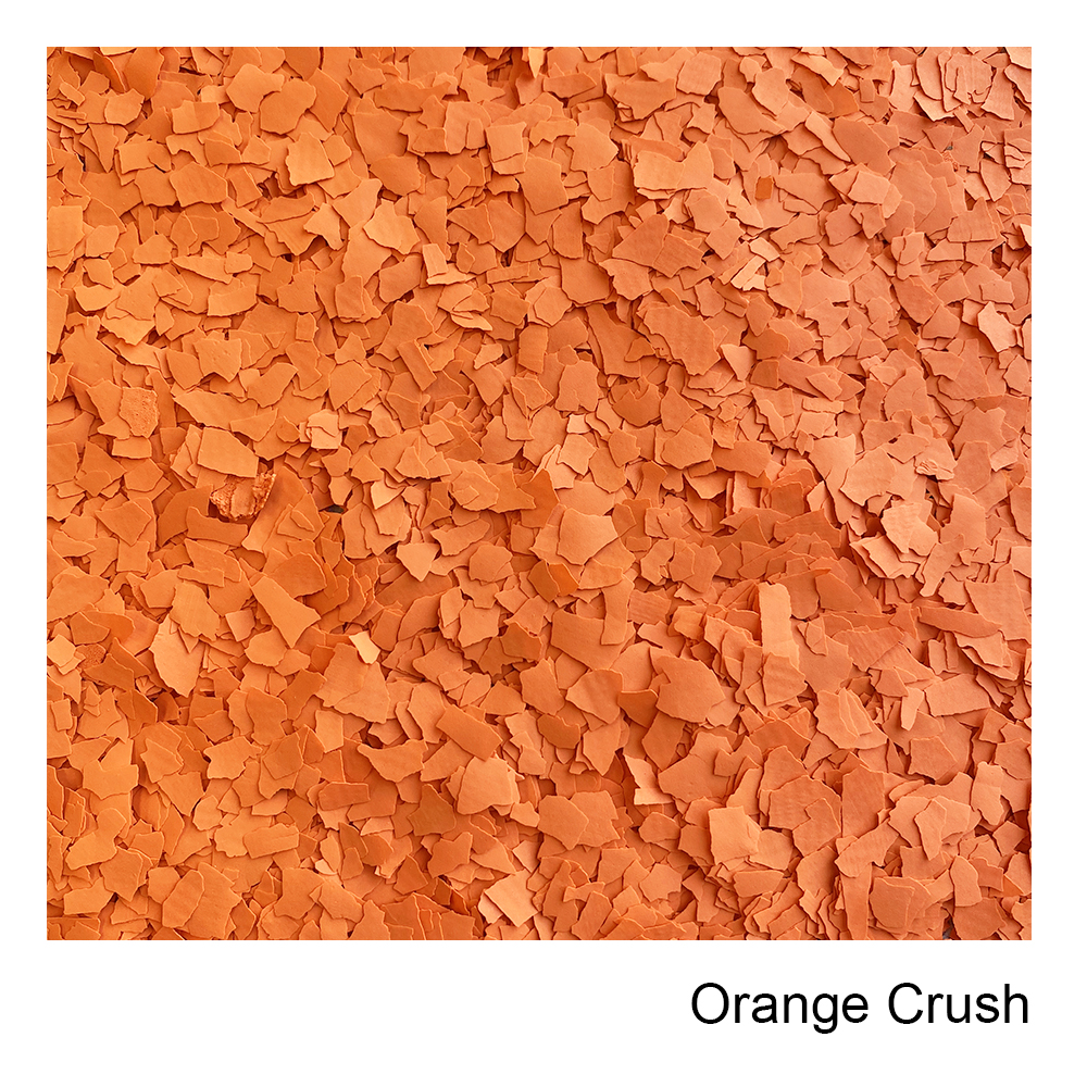 Colour Flake™ Orange Crush Epoxy Flooring