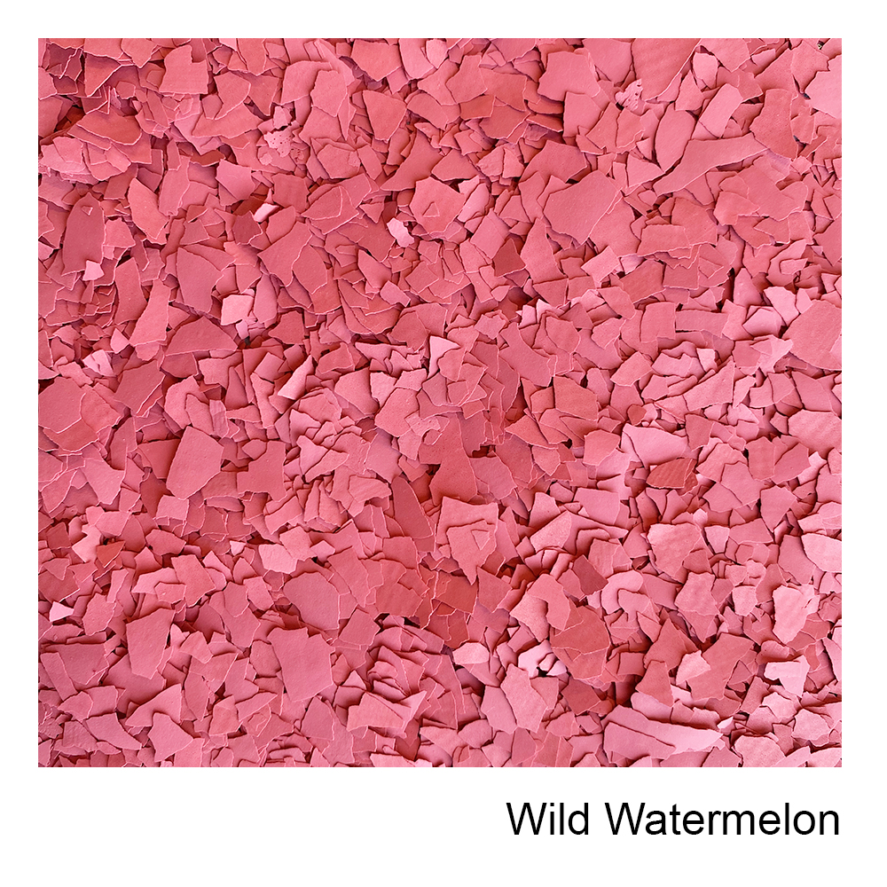 Colour Flake™ Wild Watermelon Epoxy Flooring